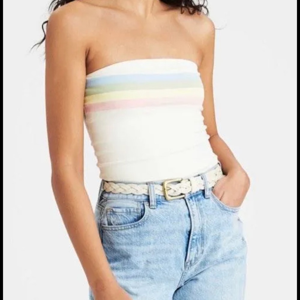 Rainbow Tube Top